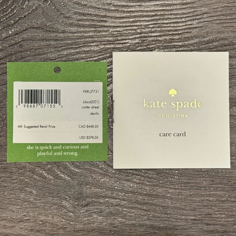 Kate Spade Carter Street Devlin Black Pebbled Leather Purse - Picture 9 of 11